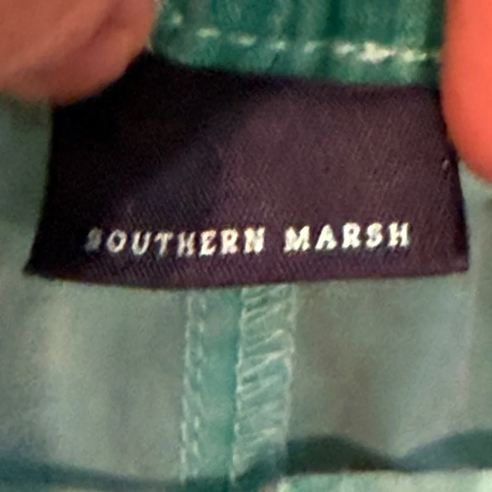 Southern Marsh Mens Turquoise Blue Swim Trunks Board Shorts 2X ZGRN493-CS-7